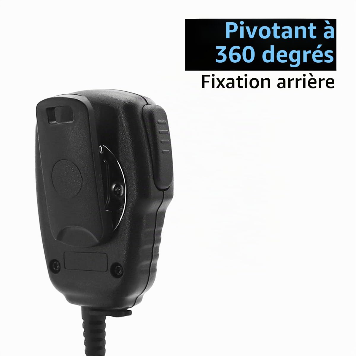 Haut-Parleur Micro PTT pour HYT Hytera BD505 Midland G15 Motorola XT420 | Compatible radio HYT Hytera PD415 PD505, Midland G15Pro G18 G18Pro Arctic, Motorola XT460 XT660D XTNiD DP1400 CP200 CP040