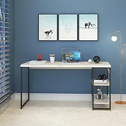 Compace Desing, Escrivaninha com Estante Baixa 2 Prateleiras 1,50m Dynamica