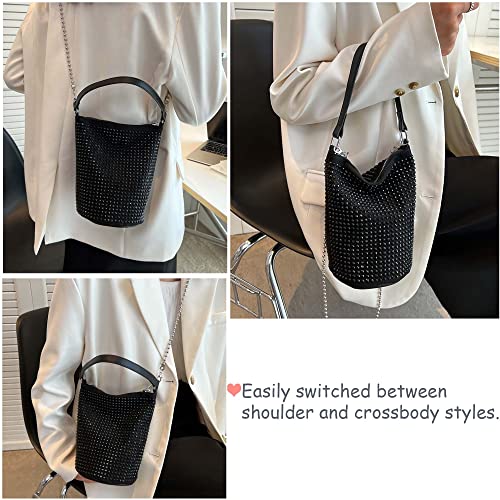 Bolso Hobo Brillante Bydenwely para Mujer miniatura 6