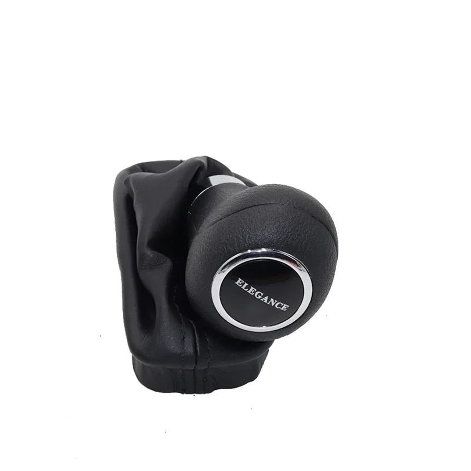 CLZGYS Car Gear Knob for Benz C Class W203 W209 Classic AVANTGARDE Elegance Car Automatic Gear Shift Knob Level with Leather Boot(Elegance Set)