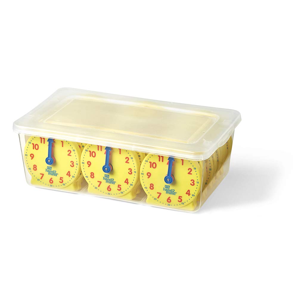 hand2mindGeared Clocks Classroom Kit (Set of 24)