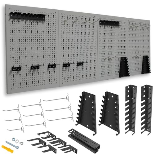 METALLMOBELL - Organizador Herramientas Pared 160x60x2cm, 4