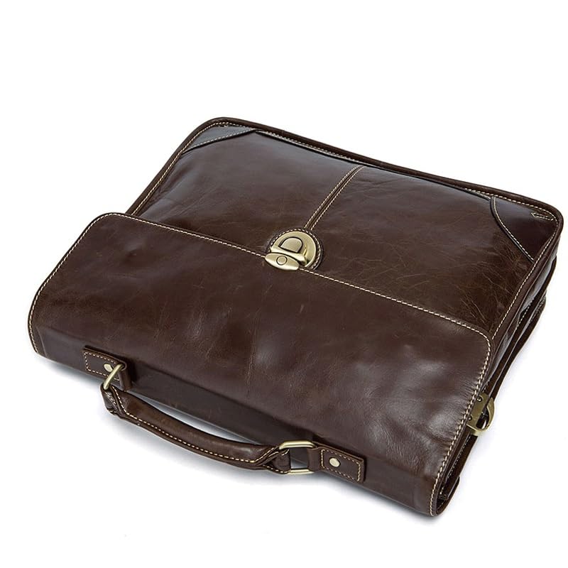 Vintage Men's Briefcase Large Capacity Men's Business Computer Bag3