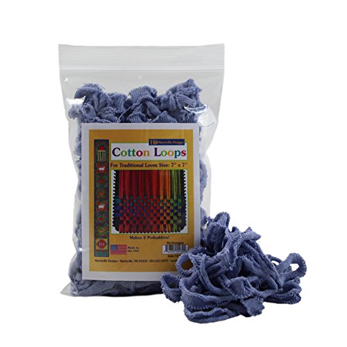 Friendly Loom Potholder Cotton Loops 7" Traditional Size Loops Make 2 Potholders, Weaving