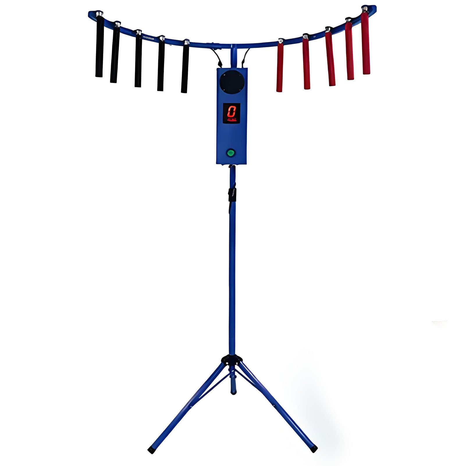 Oiyekntd Reflex Stick Challenge Game, Adjustable Speed Hand-Eye Coordination Trainer Arcade Machine for Parties, Family Nights & Commercial Use, LED Light & Music Reaction Blue
