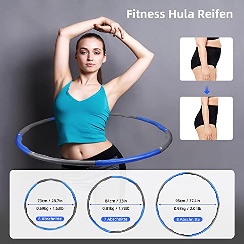 EOSVAP Hula Hoop per adulti rimovibile in robusto