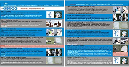 GLASS POLISH 28003 DIY Glass Scratch Repair Kit, Glass Scratch Remover, verwijdert krassen, waterafzettingen, Scuffs/Geschikt voor elk type glas - Image 5