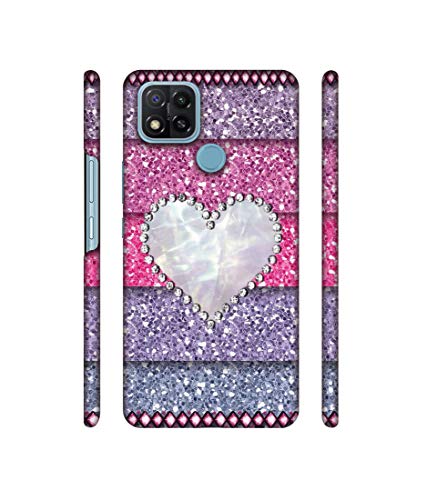Image of Solimo Plastic Designer Stone Heart 3D Printed Hard Back Case Backcase for Mobile Cover for Oppo A15, Multicolor