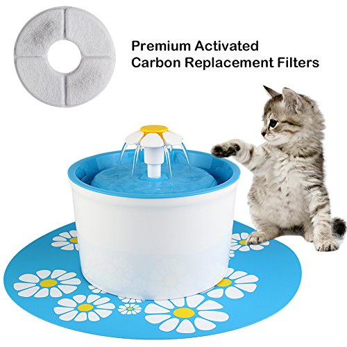 Fuente de Agua Automática para Mascotas 1.6L Azul miniatura 5