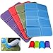 AYGCI Cuscino Sedile Pieghevole, Tappetino Outdoor Cuscini da Stadio Pieghevoli 4 PCS Cuscino Sedile Pieghevole per Esterni, Cuscino Sedile Pieghevole Impermeabile, Campeggio per Esterno, Parco Picnic