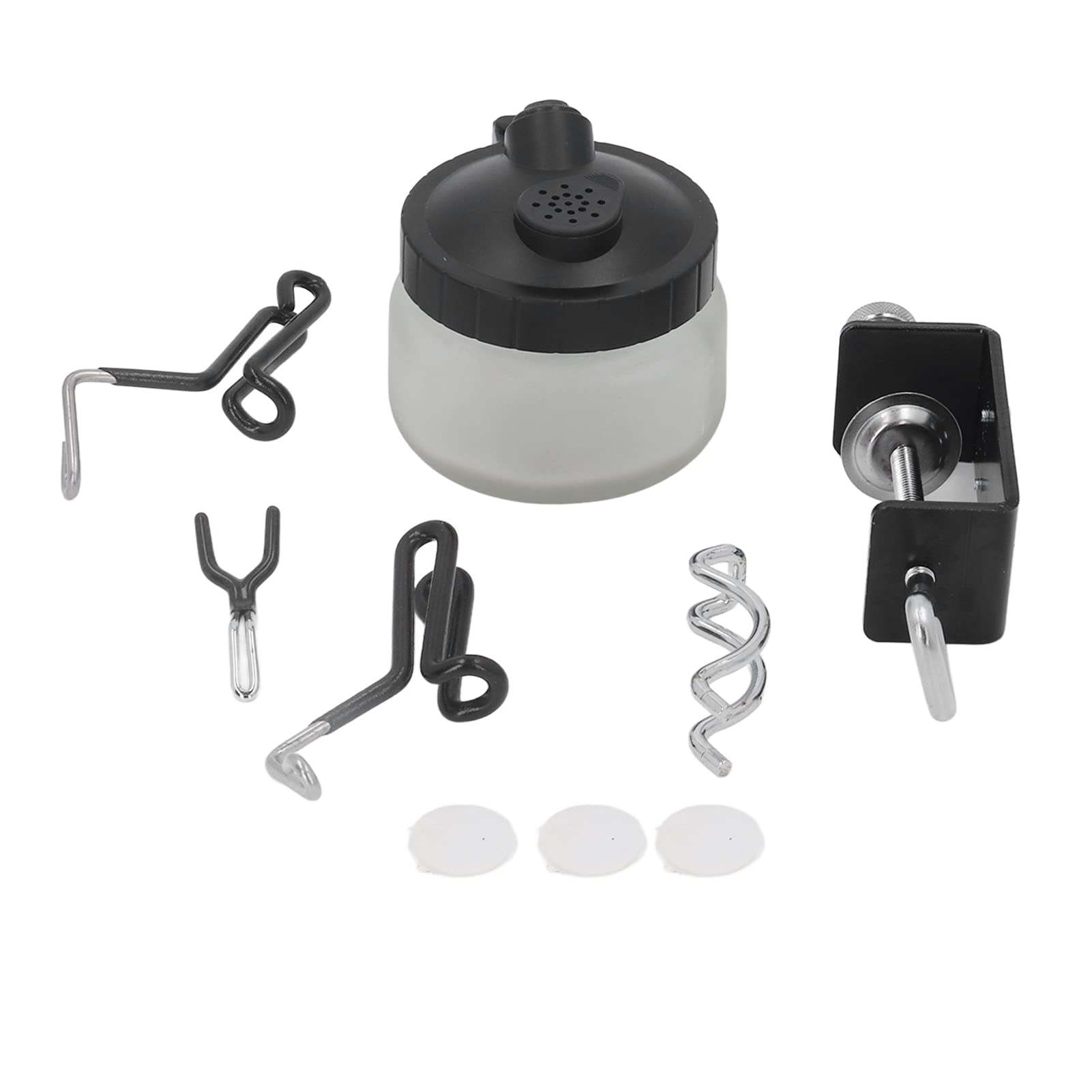 Universal-Airbrush-Halter, Edelstahl-Klemme für Airbrush-Ständer, um 360 Grad Drehbare Klemme für Airbrush-Halter für Künstler