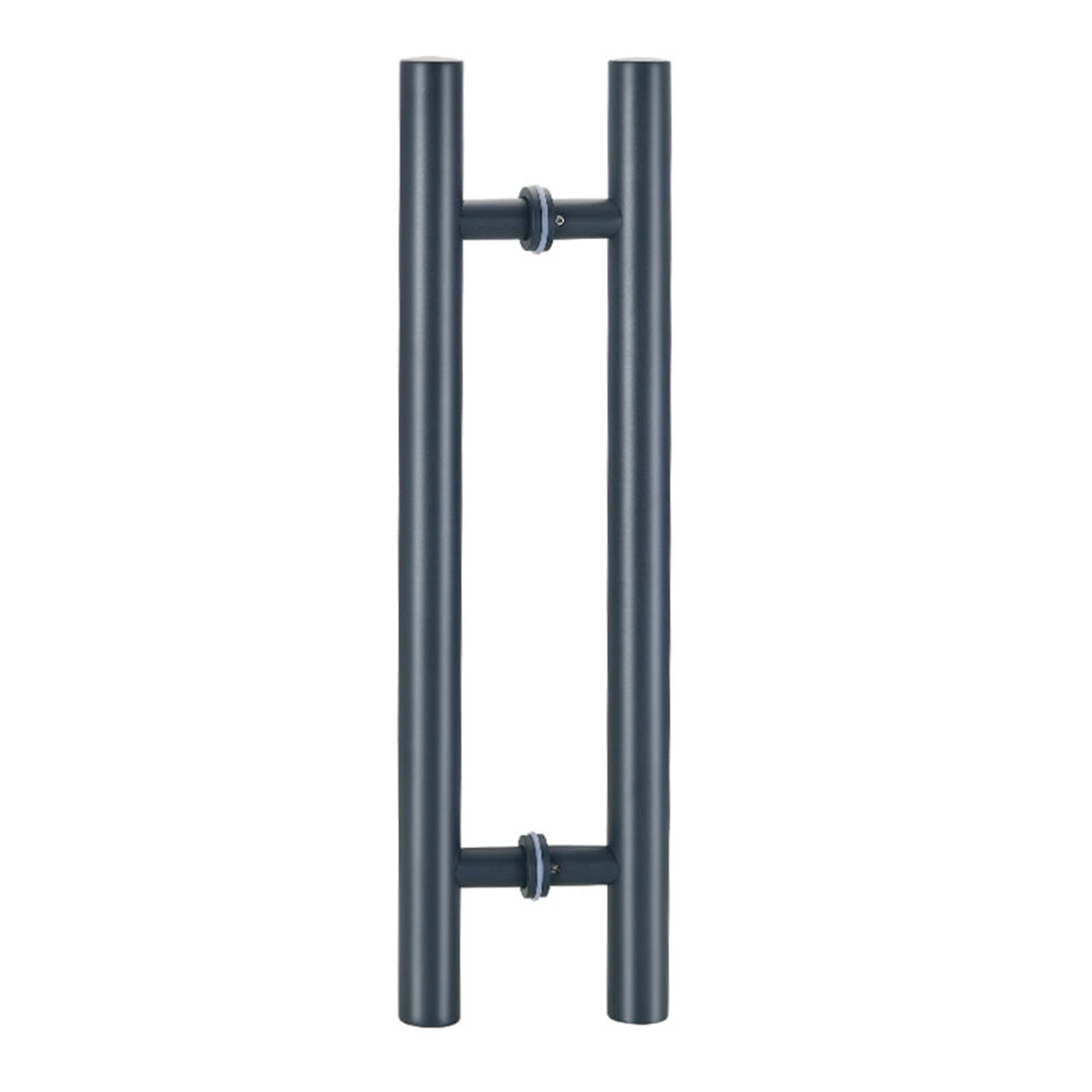 UGZPWQLNX Stainless Steel Round Tube Glass Door Handle, Sliding Glass Door Handle 2-Sided Push Pull Entry Bath Shower Bar Round Multi Size(C,120Cm(47 1/4In)*90Cm)
