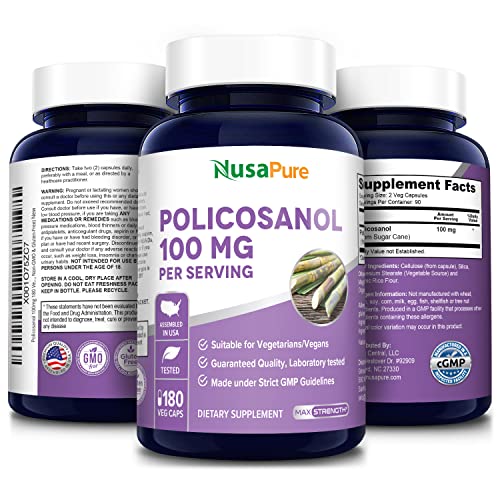 Policosanol-100mg-180-Veggie-Capsules-Vegan-Non-GMO-Gluten-Free
