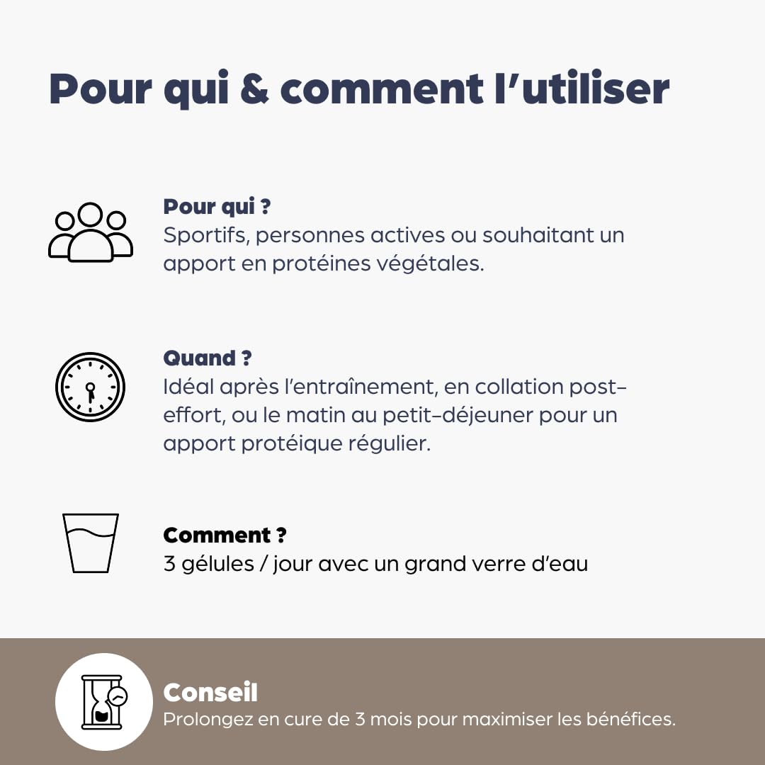 Récupamine – Complexe d’Acides Aminés & Protéines Végétales Bio – Récupération & Confort Musculaire – 90 Gélules Vegan – Complément Alimentaire