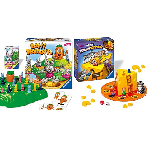 Ravensburger 20851 - Lotti Karotti + Quartett Kartenspiel & Kinderspiele...