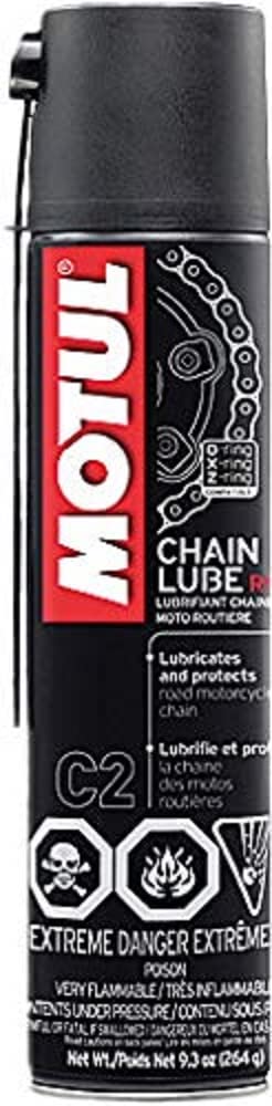 Motul 103244-CS Chain Lube Road(9.3Oz), 9.3 fl. oz, 12 Pack