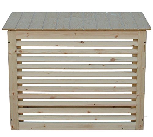 Preisvergleich Produktbild Schutzgehäuse aus Holz für Klimageräte oder Wärmepumpe Gr.4