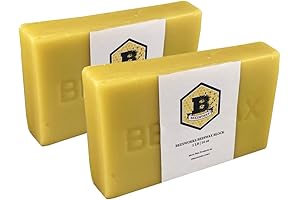 Beesworks Yellow Beeswax Bars For Skin Care, Lip Balm & Lotion