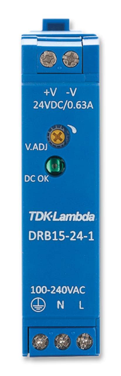 Alimentation AC/DC pour rail Din TDK Lambda Drb-15–24–1 boîtier fixe