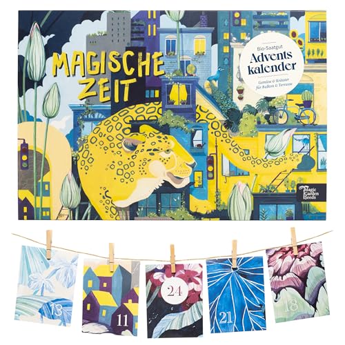 Magische Zeit - Bio-Saatgut-Adventskalender - Urbanes Gartenglück- 24...