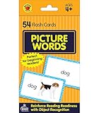 Carson Dellosa | Picture Words Flash Cards | Sight Words, Preschool, 54ct