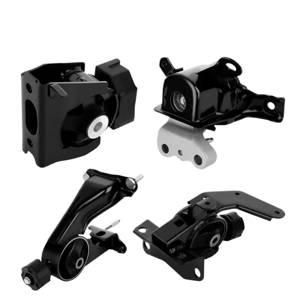 Xasdqhqux Onecolor 4 Piece Engine Motor And Transmission Mount Set 1.8L Fwd Black Em-0216 Compatible With 2009-2013 Matrix And 2009-2010 Vibe