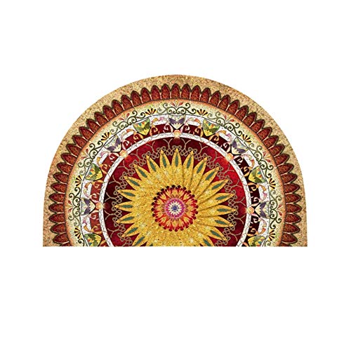 Robuster Fußabtreter Außen Innen, rutschfest Schmutzfangmatte für Haustür Waschbar, Pflegeleichte (Color : Yellow)