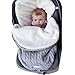 Manta Swaddle Envoltura Bebé Recién Nacido Nibesser Manta de Punto Grueso Suave y Cálida Manta Saco de Dormir Envoltura de Cochecito para Niños Niño 0 a 12 Meses Bebé Unisex