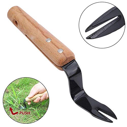 ALWWL Hand Weeder Remover, Garden Weeder Tool, Weeding Tool, Manual Weeder Fork Digging, Remove Weeds Shovel, Garden Trimming, Composite Steel, for Home, Garden