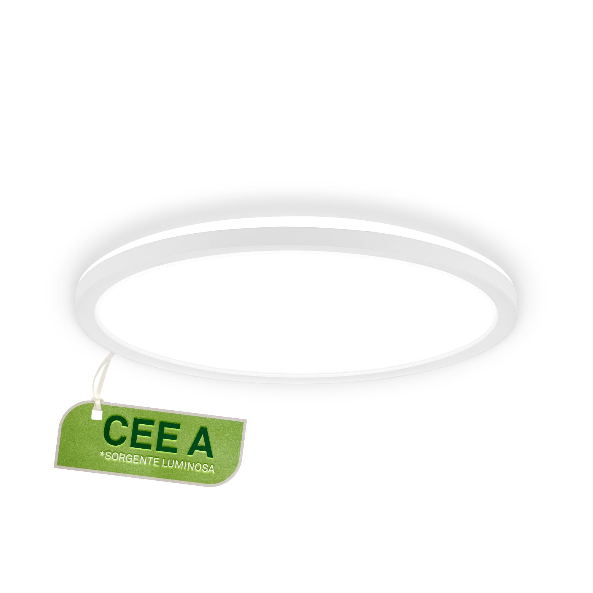 BRILONER - Lampada soffitto LED, CEE A sorgente luminosa, 11,4 W 2400 lm, design ultrasottile, luce indiretta, pannello luminoso moderno, illuminazione soggiorno, cucina, camera, 29,3x2,5 cm, bianco