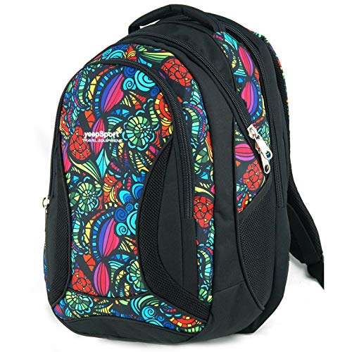 Mochila Escolar Grande para niños y niñas 40 litros yeepSport S106dx  Mandala