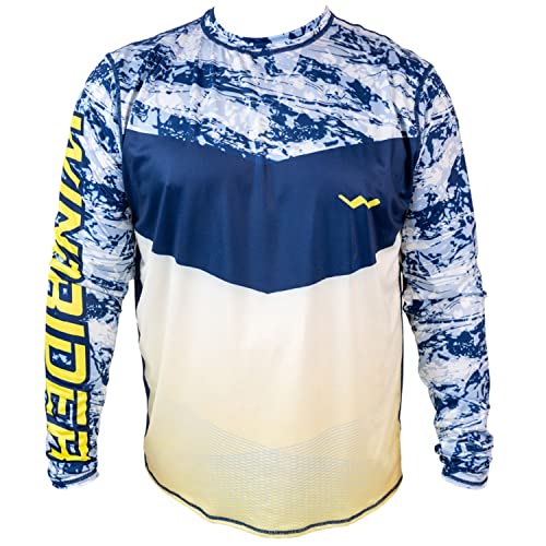 WindRider Fishing Shirts for Men – UPF 50+ Long Sleeve UV Protection Lightweight, Breathable Rash Guard for Outdoor Use