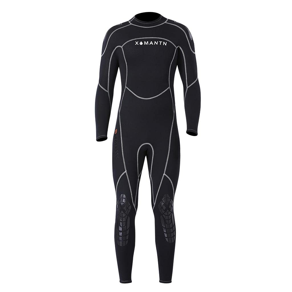 ujeavette UJEAVETTE® 3 Mm Male Diving Wetsuit One-Piece Diving Suit Jumpsuit Rash Guard XL-picture-40