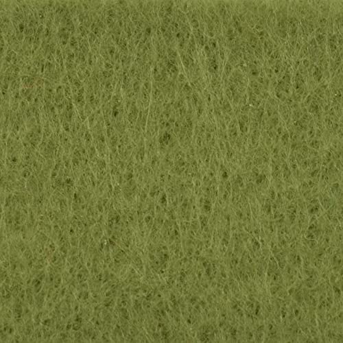 Felt Fabric Sheets 10-Piece, 20 cm Length x 30 cm Width x 0.1 cm Thickness, Moss Green
