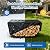 Firewood Rack Outdoor w Thicken Cover, 35 Inch Indoor Firewood Rack - Stable Curved Firewood Storage Heavy Duty & Rustproof Metal Firewood Holder w Hook for X-mas Decorations or Tools Nearby Fireplace