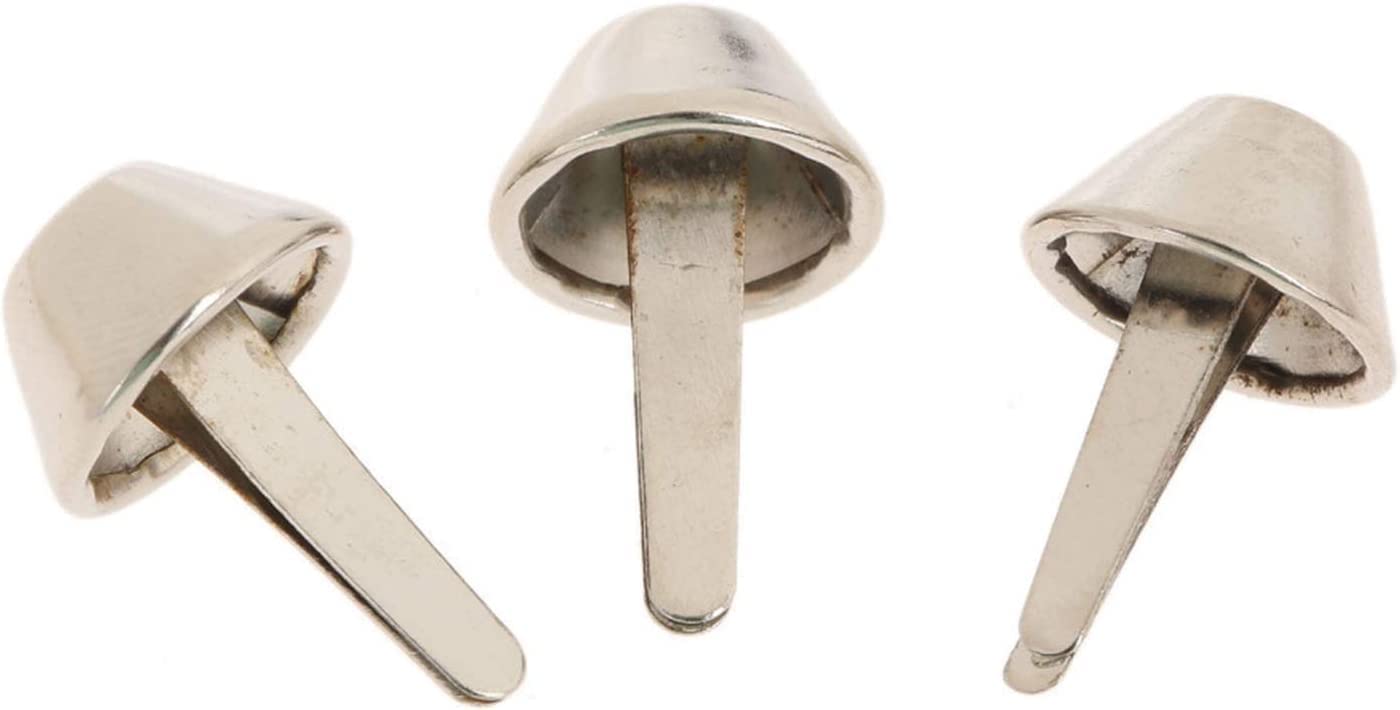 Lot de 50 punaises for sac à main, bagages, pieds, seaux en fer, têtes de clous, clous de boîte, matériel de 12 mm, adapté à l'école et au bureau