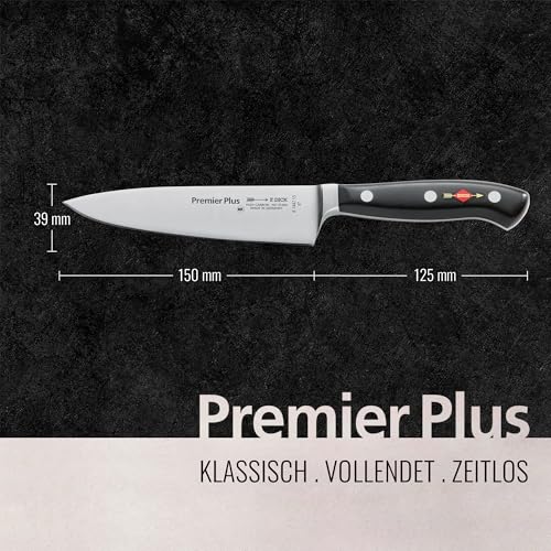 F. DICK Kochmesser, Küchenmesser, Premier Plus (Messer mit Klinge 15 cm, X50CrMoV15 Stahl, nichtrostend, 56° HRC) 8144715