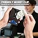 Wallet for Men, RFID Wallet with Money Clip & ID Window, Minimalist Pop Up Credit Card Case Holder 10-12 Cards, Bifold Slim Smart Wallet for Front Pocket, Compact Metal Wallets, Gifts for Men, Coffee