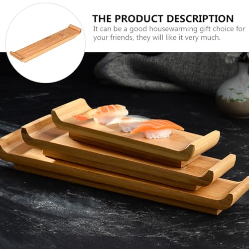 Plato grande japonés para sushi y sashimi NUOBESTY miniatura 7
