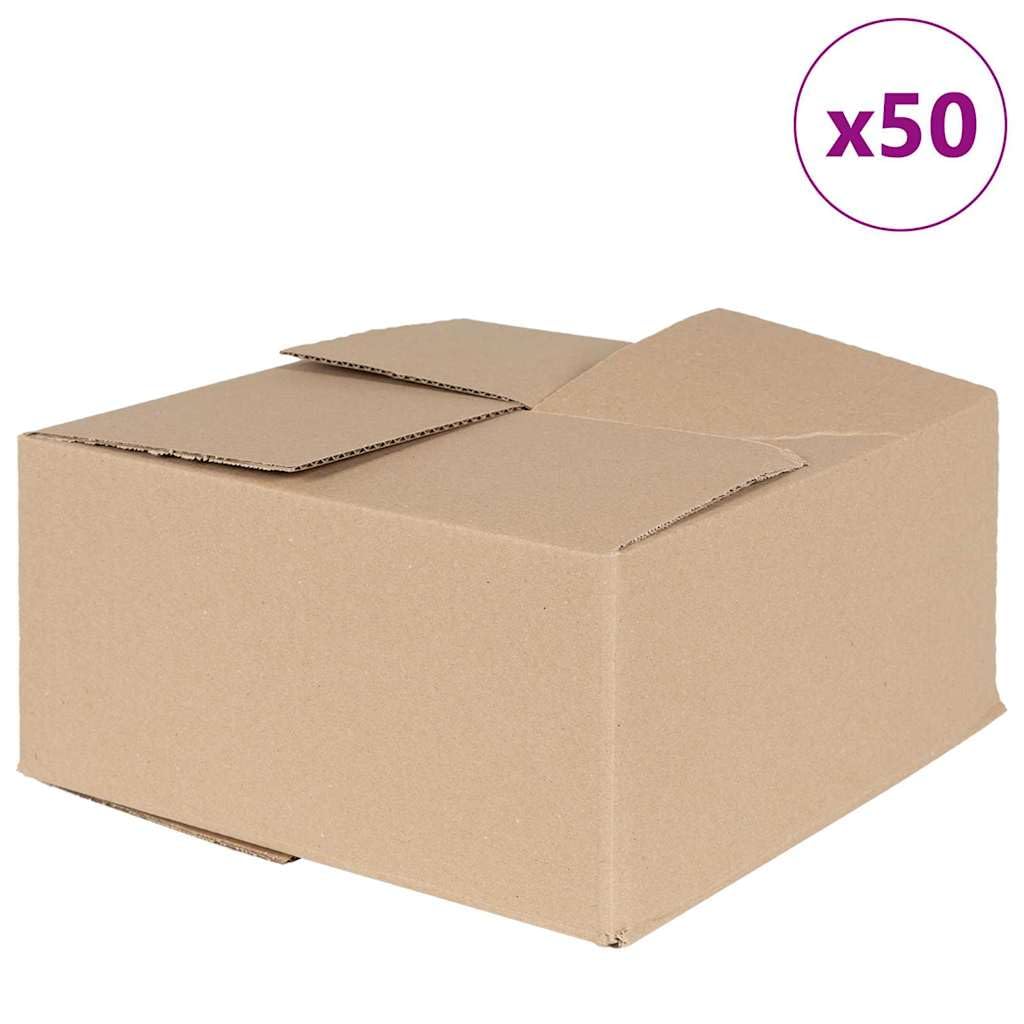 50 Stück Faltbox Set 30x30x15 cm Aufbewahrungsbox aus stabiler Pappe Ordnungssystem für Büro und Zuhause Büroorganisation Lagerung