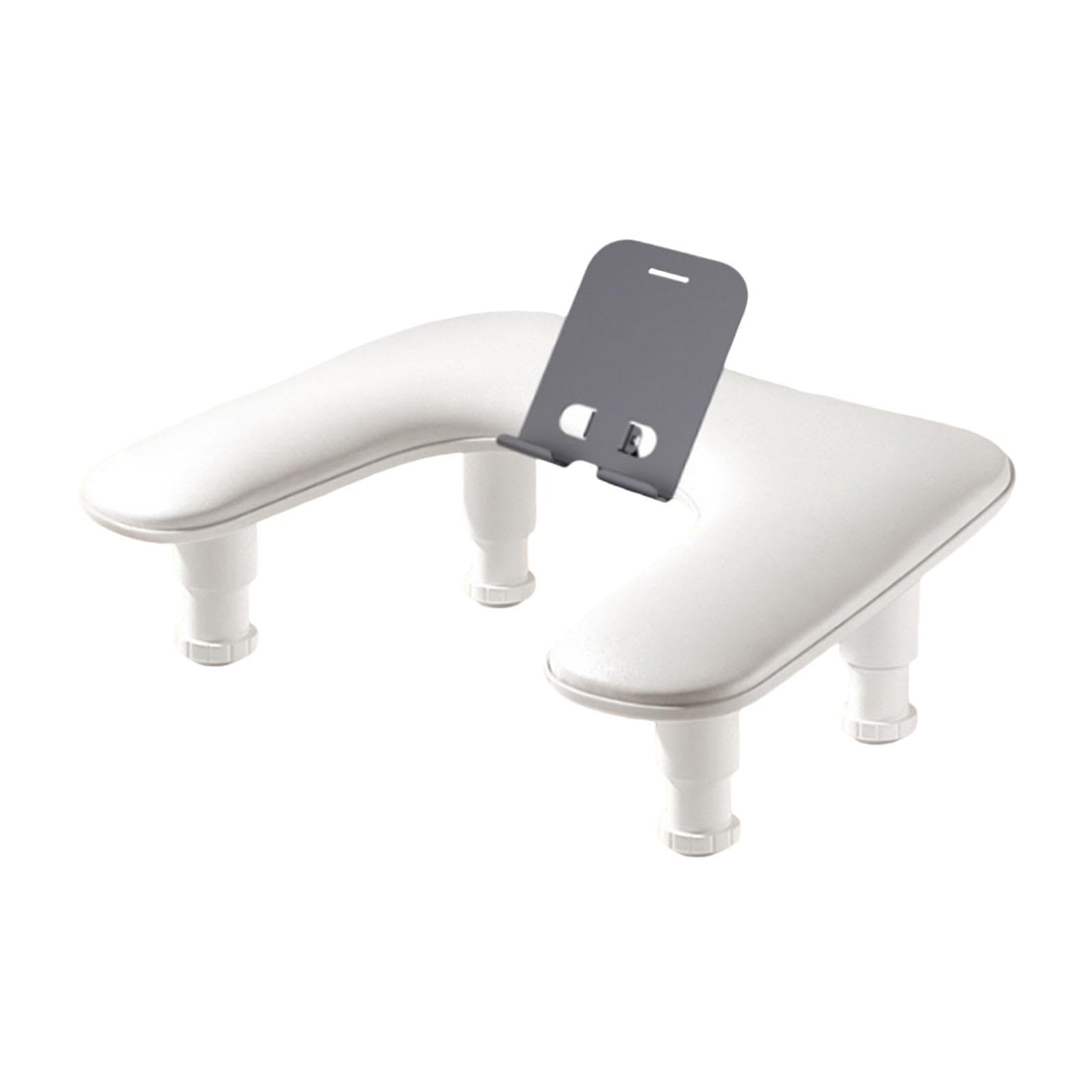 predolo Poggiabraccia per Unghie a Forma di U, Cuscino Ergonomico Portatile in Pelle PU per Manicure, per Uso Domestico Fai Da Te in Salone