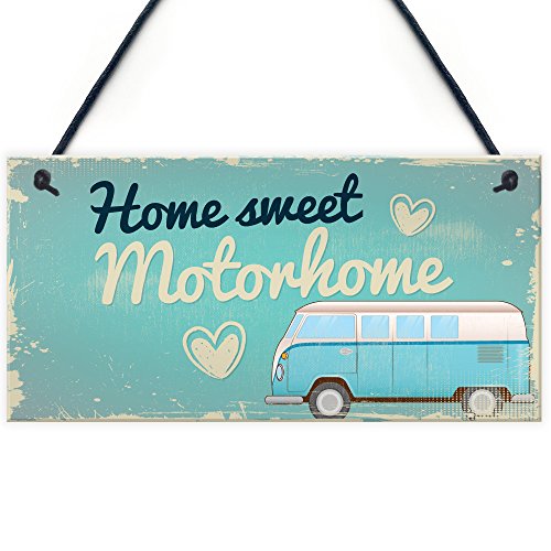 Red Ocean Gifts For Women Motorhome Wall Plaque Caravan Campervan...