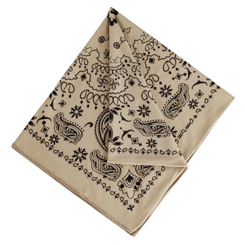 Image of FR Bandanas for Men 100% Cotton Face Covering Headwear Flame Resistant Neck Tie Lightweight UV Protection