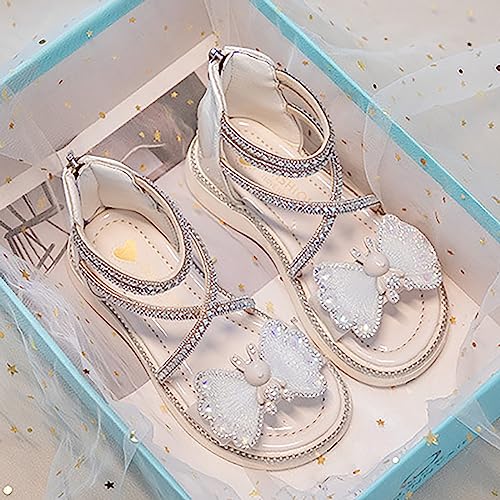 toddler sandal size 9 Butterfly Print Foot Back Zipper Off Roman Sandals Daily Casual Beach Shoes2