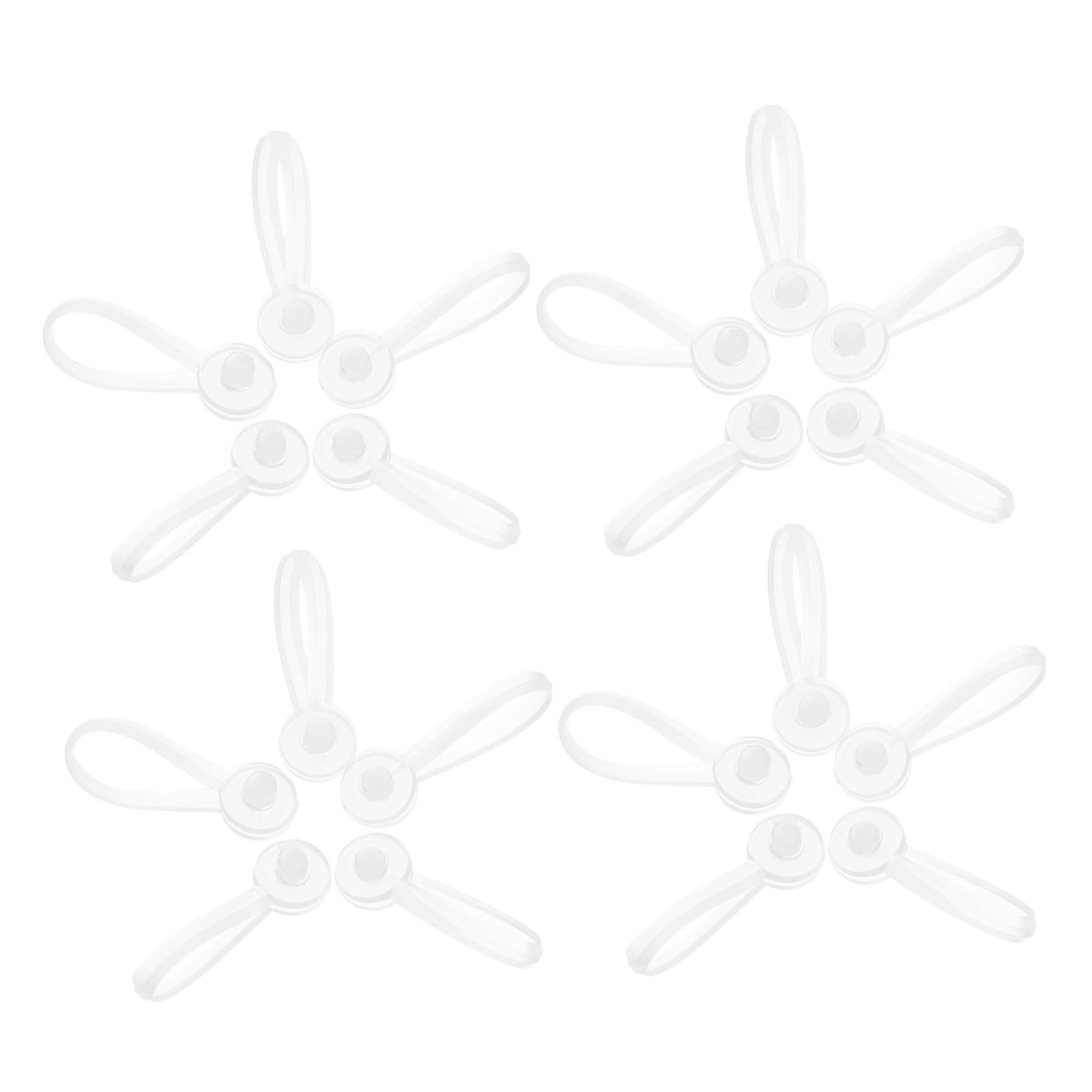 COHEALI 100pcs Soft Labels Compatible Hanger Tag Strings Key Tags Labels for Clothing Tags Plastic Tag Ropes for Shop Dec