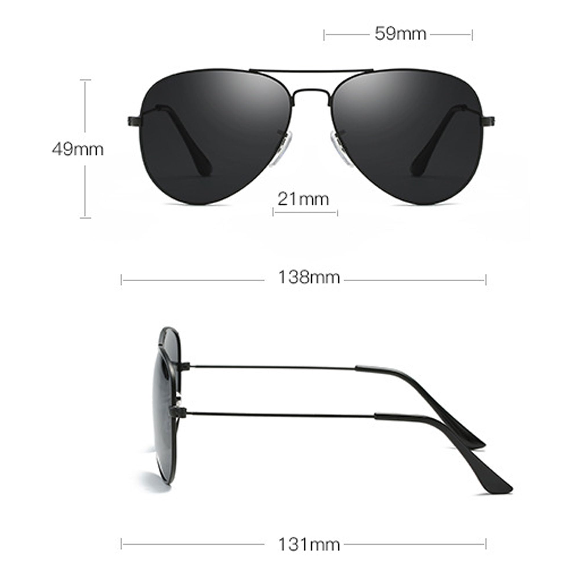 Legou Sunglasses men and women universal polarized sunglasses driving vacation travel Gold frame pink one size