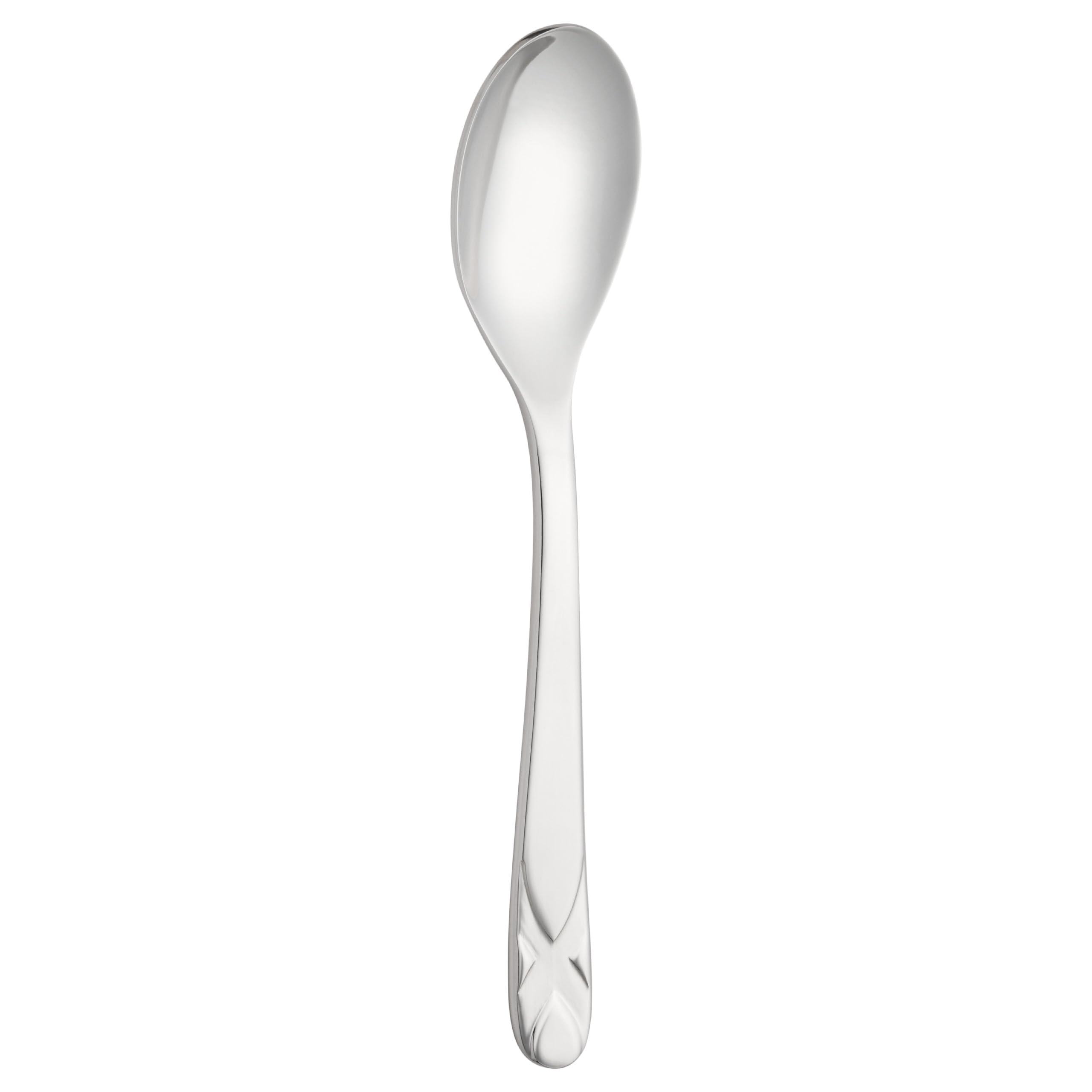Grunwerg Saltire Collection Teaspoons, 18-10 Stainless Steel, Set of 12