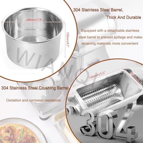 Máquina eléctrica comercial para rallar queso profesional miniatura 5