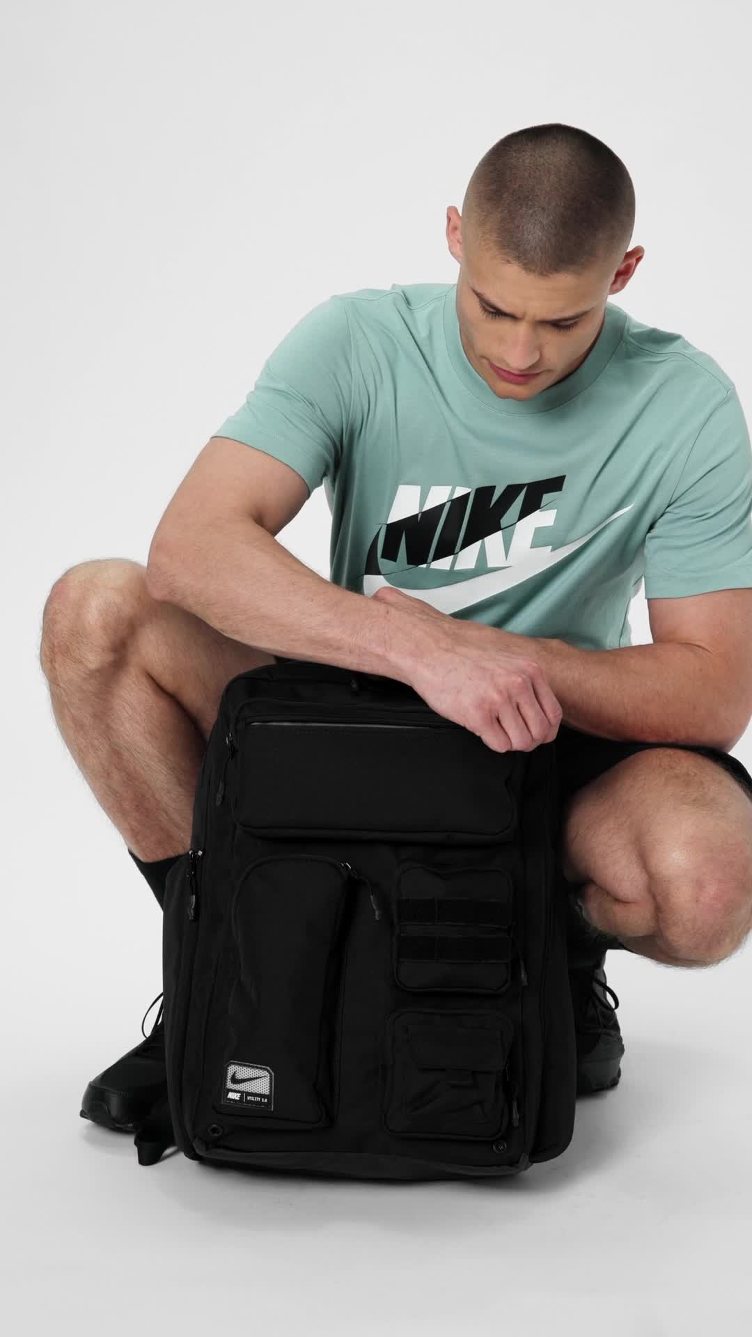 Amazon.com: Nike Utility Elite Backpack 2.0, Black/Black/White