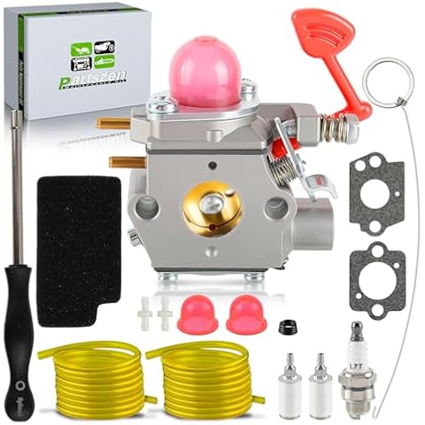 partszen BVM200C Carburetor for Poulan pro BVM200C BVM200VS P200C GBV325 P325 for Craftsman 25cc 358794650 Blower with Kit #545081855 WT-875 WT-875A Cover